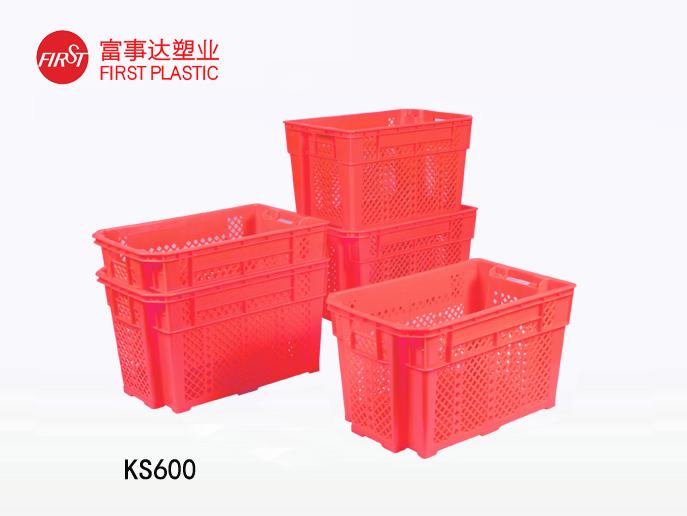 KS600网孔型翻转套叠塑料意昂集团官网